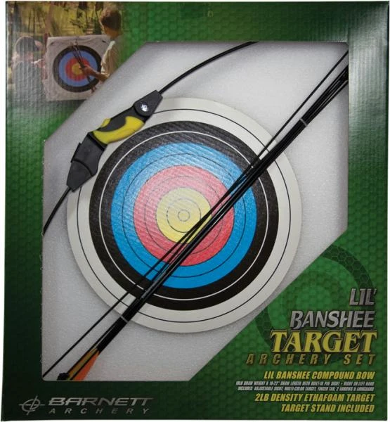 Barnett Youth 1083 Lil Banshee Target Combo Archery Set With Bows And Accessories