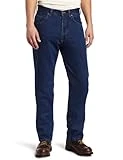 Key Apparel Men's Heavyweight Traditional Fit Enzyme Wash Indigo Denim Jean 30x32