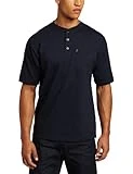 Key Industries Heavyweight 3-button Pocket Henley T-shirt, Navy, 3x-large