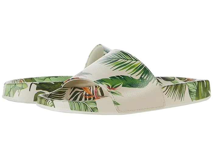 Muk Luks Essentials Women's Pool Party Slide Sandals, Size Medium (7/8), Green