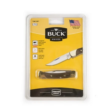 Buck Knives The 55 Folding Hunter 2-3/8" Blade With Walnut Handle