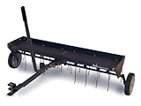 Precision 42 Inch Tow Behind Tine Dethatcher With Universal Hitch And 22 Steel Tines
