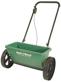 Precision Products Ds4500rdgy Deluxe Step-up Drop Spreader 75-pound Capacity