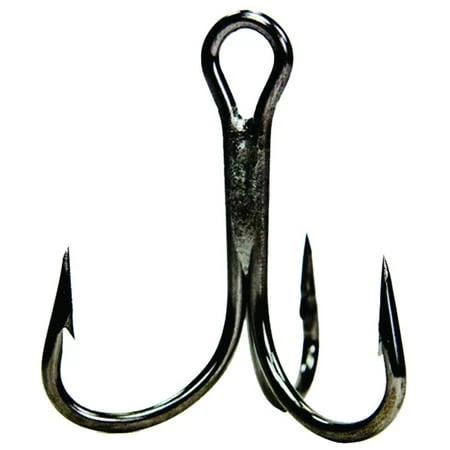 Mustad TG90 KVD Triple Grip Musky/Salt 3X Strong Classic Hook - Black Nickel - 5 Per Pack