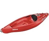 Sun Dolphin Bali 8 Feet Sit-on Kayak In Red With Paddle Included