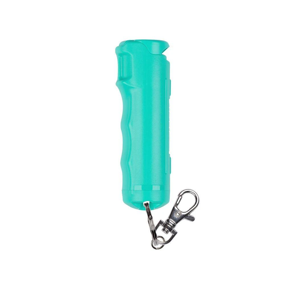 Sabre Flip Top Pepper Gel With Snap Clip, Mint Green, 0.54 Oz