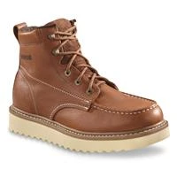 Wolverine Men's Moc Toe Wedge 6" Work Boot - Size 8 - Tan