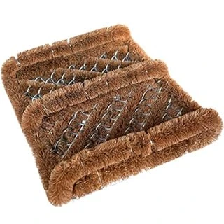 Ninamar Natural Coir Boot Scrubber Door Mat - 12" X 13" - Model 54142