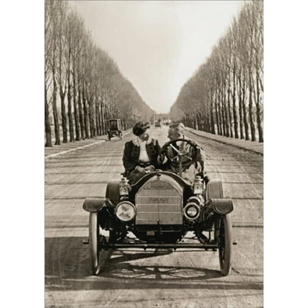 Avanti Press 1910 Brush Car America Collection Wedding Anniversary Card