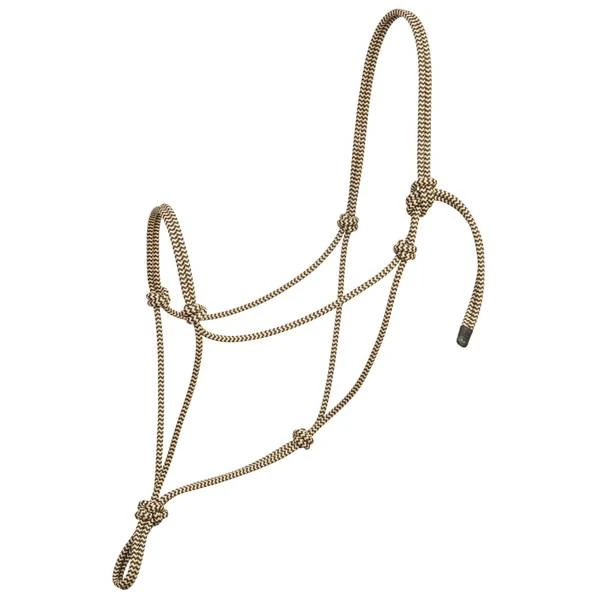 Weaver Leather Silvertip Big Sky Rope Halter Average Tan/black