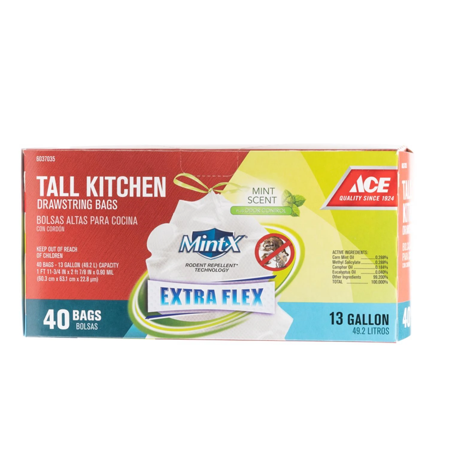 ACE TRSH BAG 13G 40CT