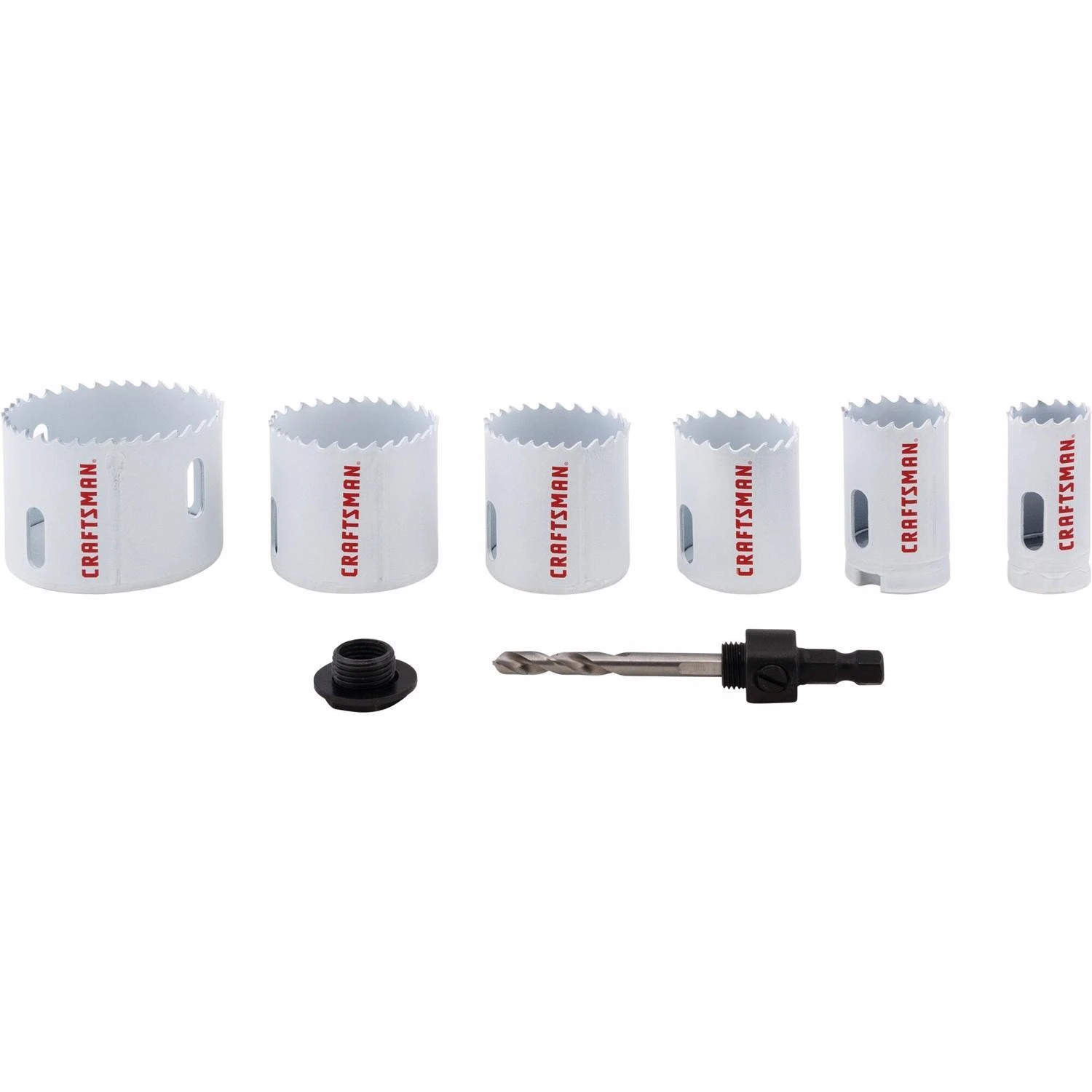 Craftsman Bi-metal Hole Saw Kit 7-piece Set For Wood And Metal Cutting