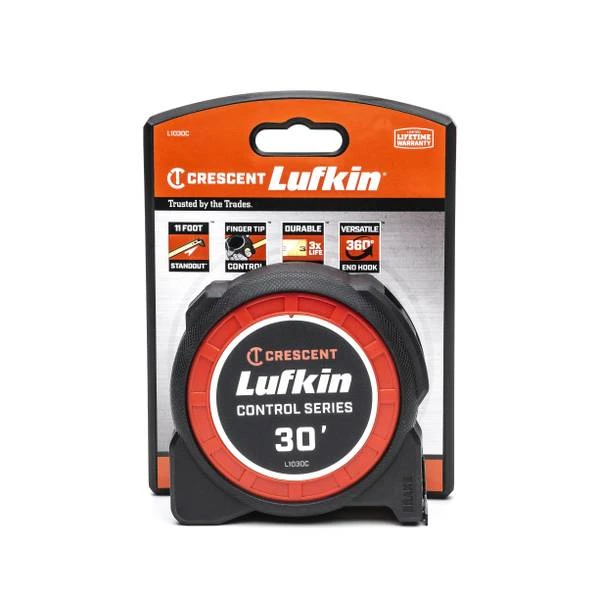 Lufkin 30' Command Control Series Tape Measure 1.18" Wide