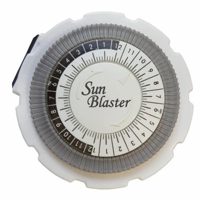 Sunblaster 24-hour Grow Light Timer, 15a, 1875w, Mechanical With Override Switch