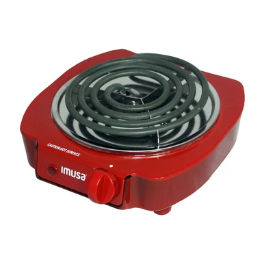 Imusa Gau-80305r Electric Burner In Red - Compact And Efficient Cooking Solution