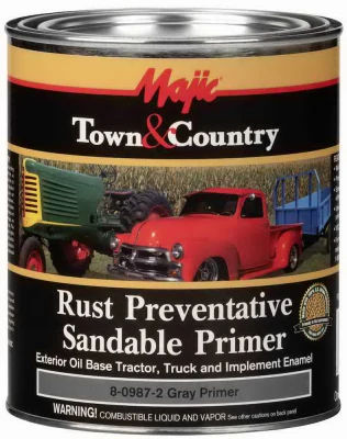 Majic Tractor & Implement Rust-preventative Primer, Oil Base, Gray, Quart
