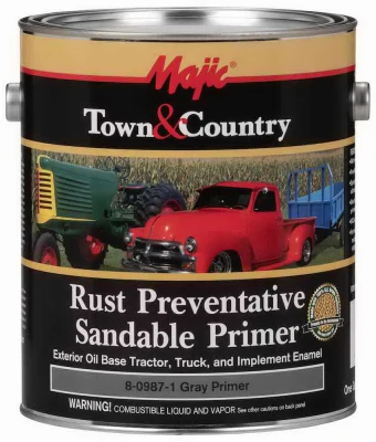 Majic Tractor & Implement Rust-preventative Primer, Oil Base, Gray, Gallon