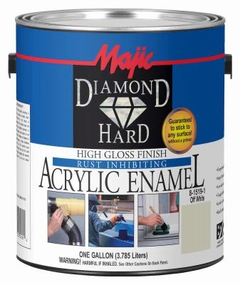 Diamondhard Anti-Rust Acrylic Paint Gallon High Gloss Off White