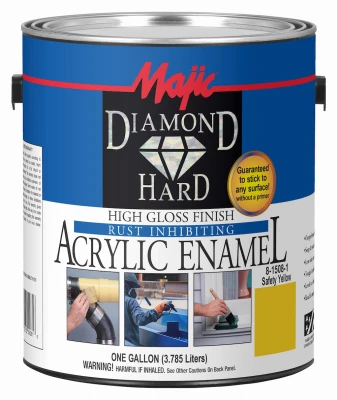 Diamondhard Anti-Rust Acrylic Paint Gallon High Gloss Safety Yellow