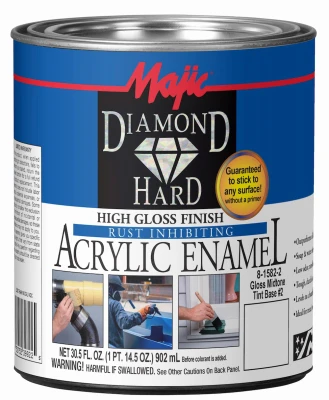 Diamondhard Anti-Rust Acrylic Paint High Gloss Tint Base Two Quart