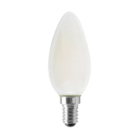 Satco Lighting S12117 Single 4.5 Watt Dimmable B11 European E14 Led Bulb Frosted