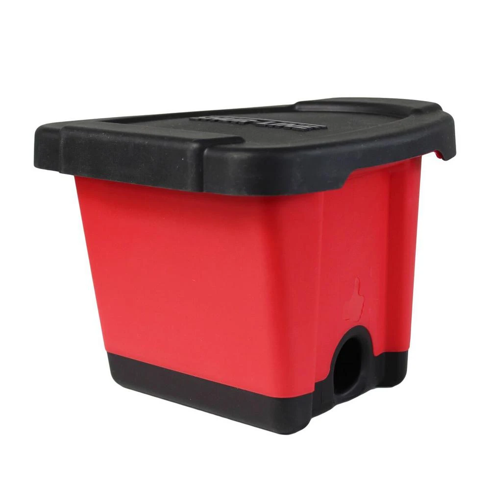 1 Quart Red Easy Thumb Pail With Lid For Painting And Storing