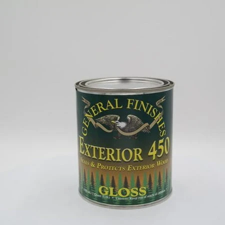 1 Gallon General Finishes Gxg Clear Exterior 450 Gloss Water-based Topcoat