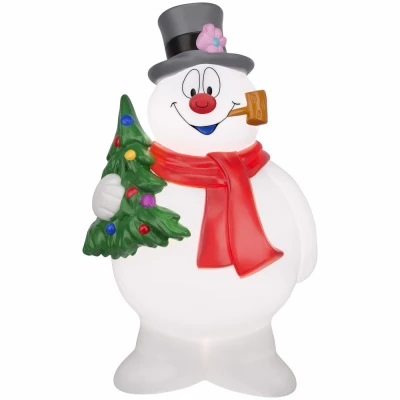 Frosty The Snowman Lighted Blow Mold Christmas Decor, 24 In. - Indoor/outdoor