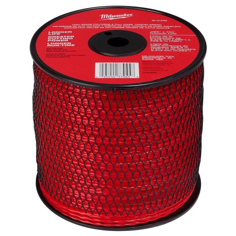Milwaukee Professional Grade .095 In. Diameter X 750 Ft. Length Trimmer Line