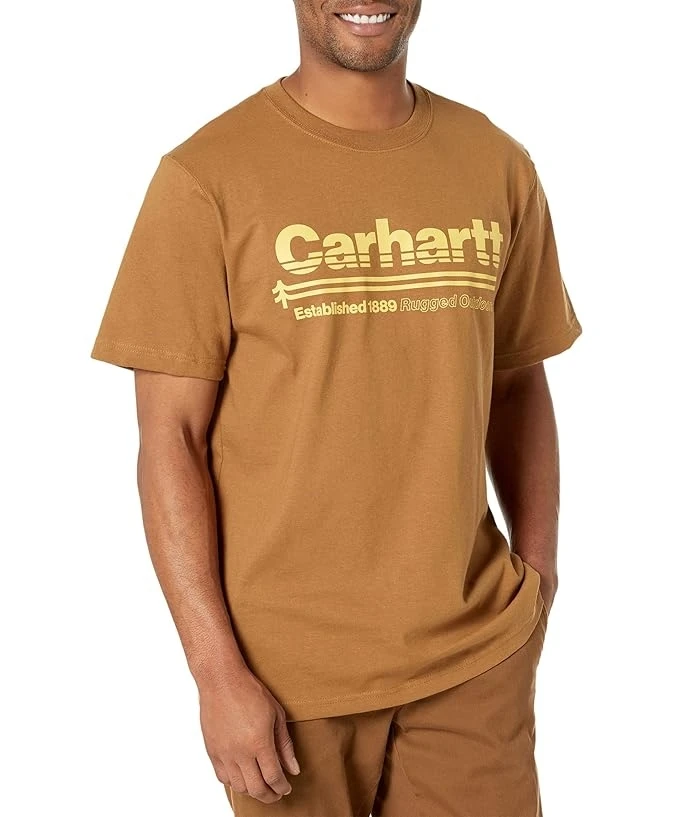 Carhartt Relaxed Fit Heavyweight Short Sleeve Outdoors Graphic T-shirt