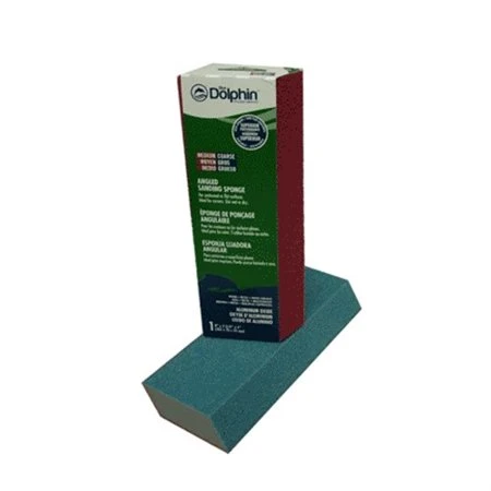 Mcal-11 60 Grit Burgundy/blue 8" Medium/coarse Angle Sanding Sponge