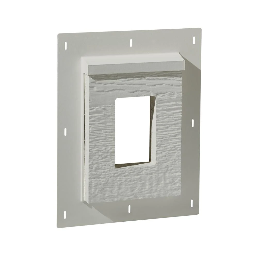 Diamond Kote Rigidmount 6" X 9" Light Gray Prefinished Receptacle Mounting Block