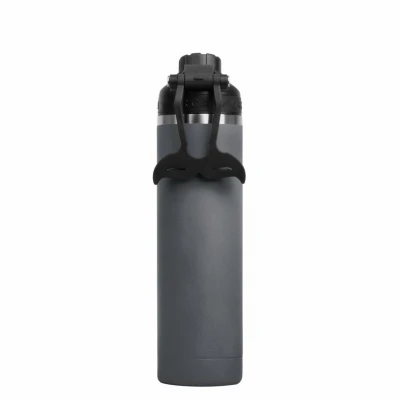 Hydra Water Bottle Charcoal Color 22 Ounce Capacity Durable Reusable