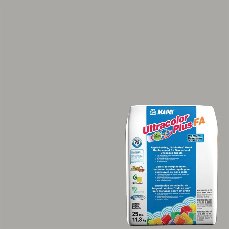Mapei Ultracolor Plus Fa 25-lb Silver All-in-one Powder Grout For Various Applications