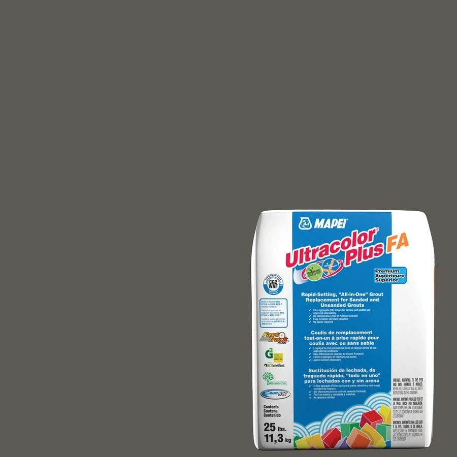 Mapei Ultracolor Plus Fa 25-lb Charcoal All-in-one Powder Grout