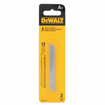 Snap-off Utility Knife Blades, 9mm, 3-Pk.