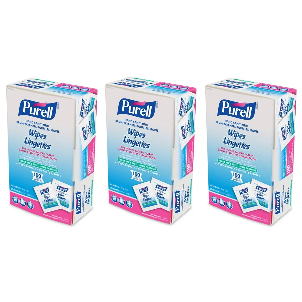 PURELL Sanitizing Hand Wipes, Individually Single Wrapped (300 ct.)