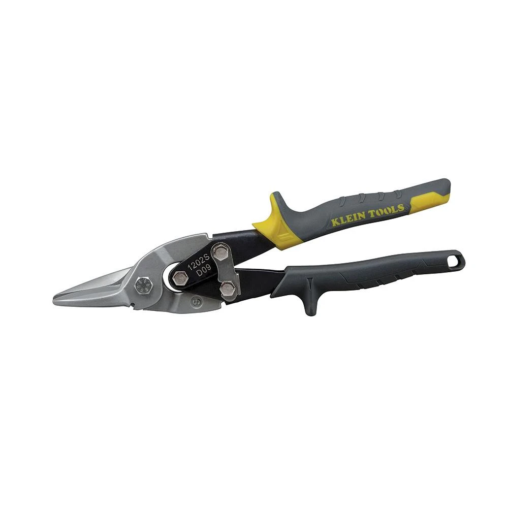 Klein Tools 1202s Straight Cutting Aviation Snips With Wire Cutter