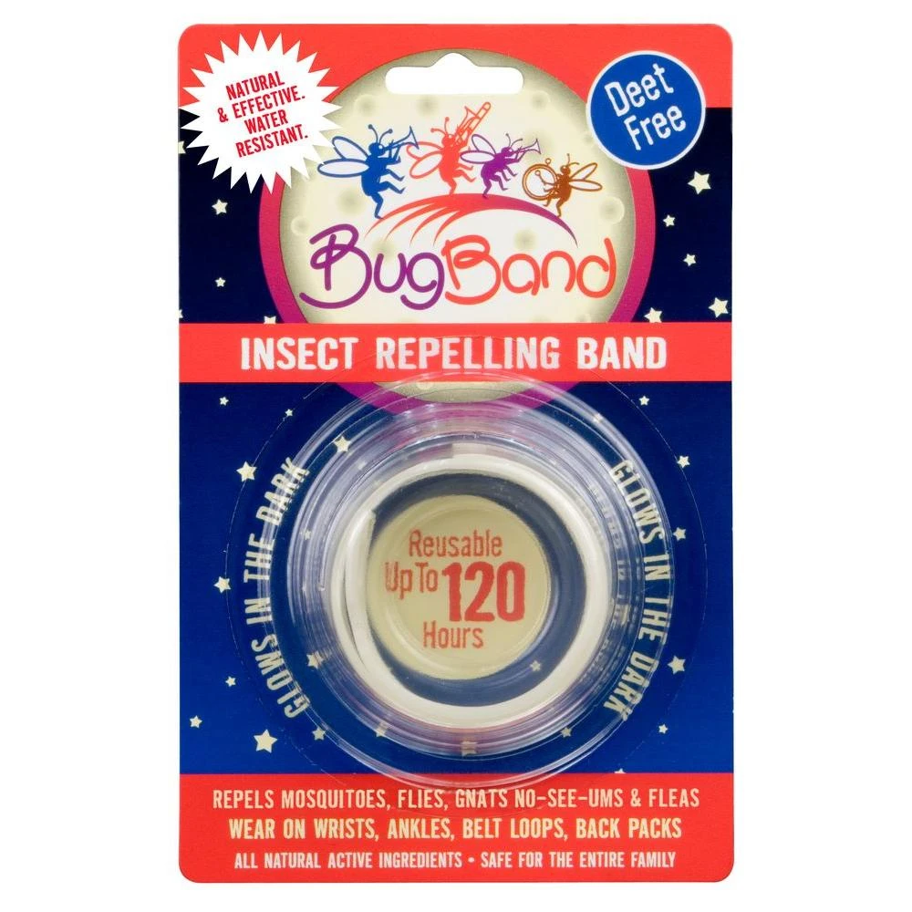 Glow In The Dark Bug Band Insect Repellent Wristband, Model Web88201