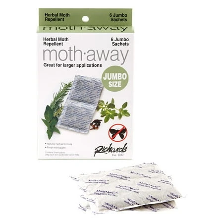 Herbal Moth Away Jumbo Twin Pack Set Of 4 Boxes