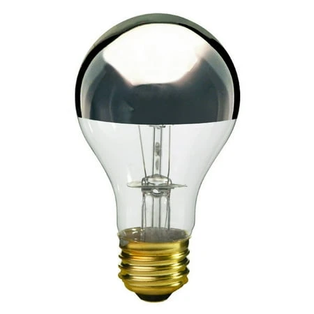 Satco 03956 100w Silver Bowl Light Bulb E26 Base 130v Model S3956