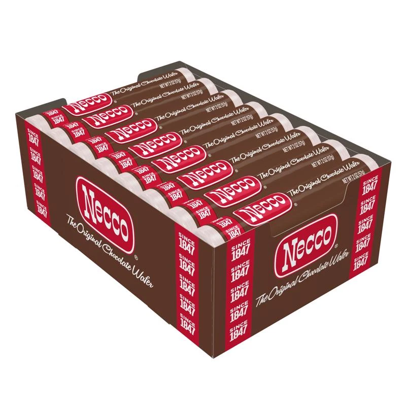 Necco Chocolate Candy Wafers 2 Oz - Sugar Free, 1 Container