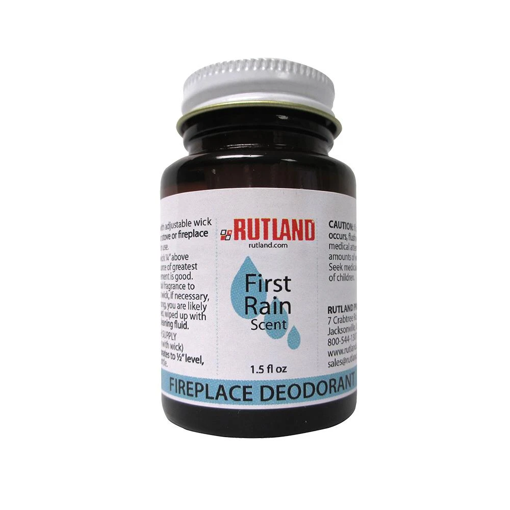 1.5 Fl. Oz. Rutland First Rain Fireplace And Stove Deodorant Model 85n