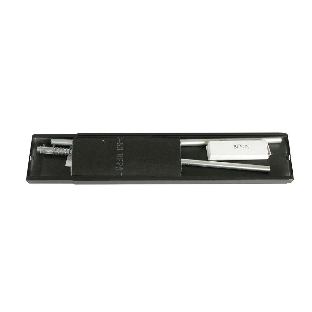 Hy-c 4 In. Black Fireplace Smokeguard For 28.5 To 48-inch Fireplaces