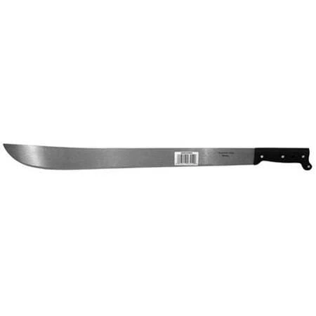 24" Tramontina Machete With Textured Black Plastic Handle
