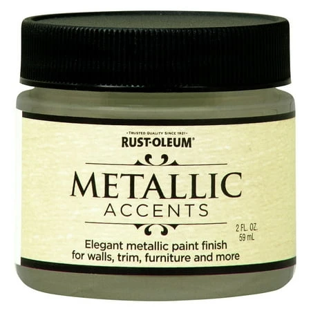 Rust-oleum 255339 Metallic Accents Paint 2 Oz Trial Size Luminous Pear