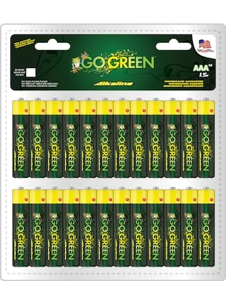 PerfPower Go Green &quot;AAA&quot; Alkaline Batteries 48 Pack -