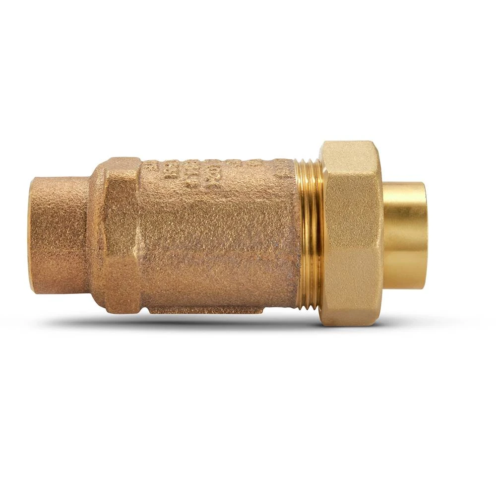 34ufx34f-700 175 Psi Female Union Npt X Female Npt 0.75 In. Dual Check Valve, Bronze