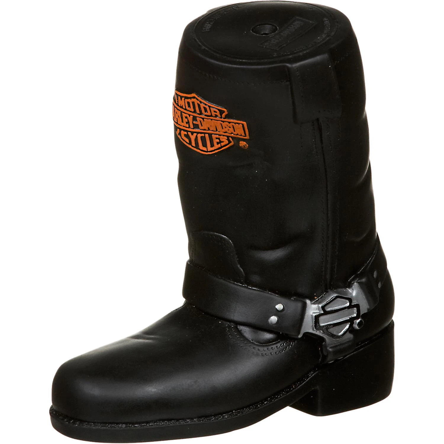 Harley-davidson Vinyl Boot Dog Toy 6" L X 2.5" W X 6" H Black
