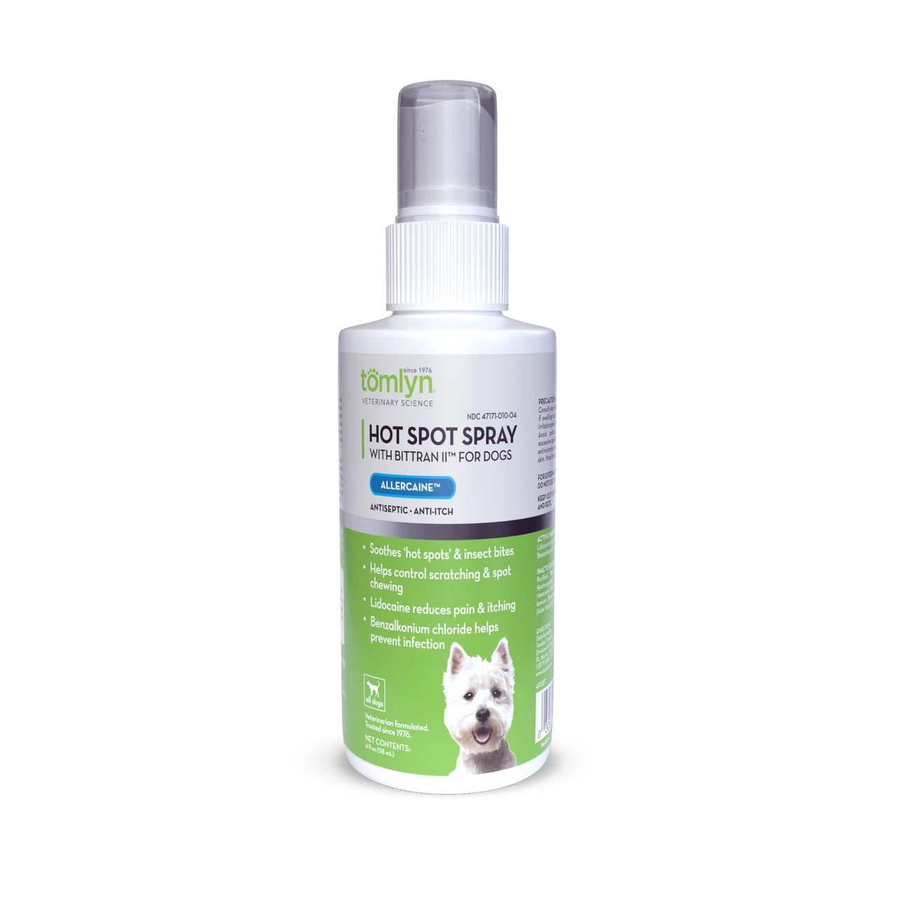 Tomlyn Allercaine Hot Spot Spray, 4 fl oz